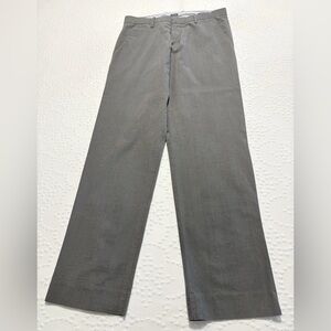 GAP Straight Fit Tailored Gray Plaid Pants Mens Size 31x32